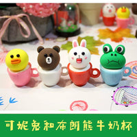 Kids' DIY Ultra-Light Clay Miniature Animal and Plant Pot Craft Kit