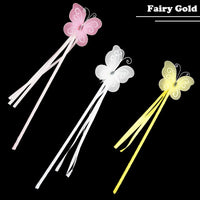 Kids' Heart Star Butterfly Fairy Wand with Wings for Girls' Performances