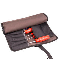 E-Net Heavy-Duty 600D Oxford Canvas Roll-Up Tool Bag for Repair and Maintenance