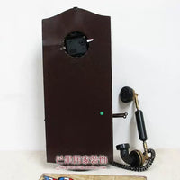 Vintage Rotary Dial Telephone Model Desktop Ornament Photography Prop Store Window Decor