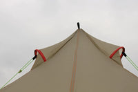 Jingxing Fengyin 4-Person Ultralight Double-Silicon Pyramid Tent with Aluminum Alloy Poles, Waterproof Coating, Windproof