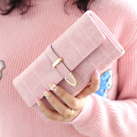 Fashion Long Wallet for Women, Korean Style Large Capacity Clutch Purse