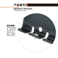 Metal Slatwall Hooks for Garage Storage, Garden Tools, Umbrellas, Shovels, and Rakes
