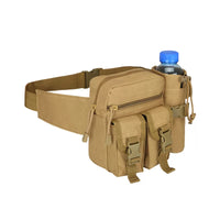 Outdoor Multifunctional Waist Pack with Water Bottle Holder for Cycling Hiking Fishing Climbing