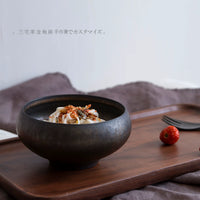 Japanese Style Ceramic Bowl for Ramen, Cold Noodles, Matcha, and Miso Soup - Glossy or Matte Finish