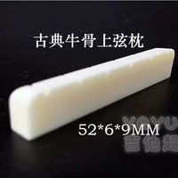 Classical Guitar Bone Nut and Saddle Set for Acoustic Instruments