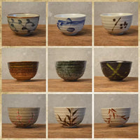 Japanese Ceramic Matcha Bowl for Tea Ceremony and Dessert
