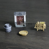 Miniature Resin Farmhouse Decor for Micro Landscape & Succulent Planters