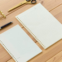 Loose Leaf Notebook Refills A5/B5/A4 - Grid, Lined, Blank Pages for Detachable Binders