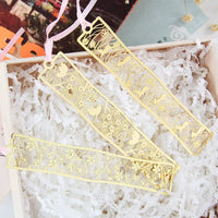 Japanese Style Cherry Blossom Metal Bookmark for Journals and Books
