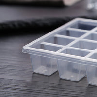 Large Diamond Ice Cube Tray with Lid, 21/36/96 Grids Silicone Ice Mold for Freezer