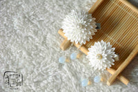 BJD SD DD Japanese Kimono Fabric Hair Clip for Dolls - Handmade Hair Accessories
