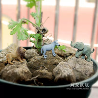 Miniature Animal Figurines for Micro Landscape Decor