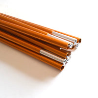 7001 Aluminum Alloy Tent Pole Set for 2-Person Tents, Foldable & Lightweight Support Rods