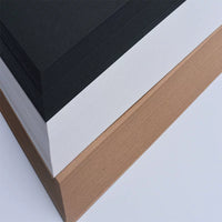 A3 A4 A5 Cardstock Paper for Inkjet Printing and Hand Drawing - White, Black, and Kraft Options