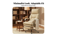 Reclining Managerial Chair Highspine assistance Reclining Managerial Chair with Footrest Ergonomic Design Computer Seat for Managerials, Study Room, Bedroom