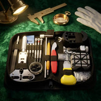 Watch Repair Tool Kit with Case Multi-Functional Watch Repair Kit Professional-Grade for Hobbyists, Beginners
