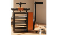 Hand-Cranked Manual Rolling Mill Adjustable Jewelry Rolling Press Sturdy Tool Smooth for Jewelers, Hobbyists, Workshop
