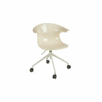 Adjustable Height Wheeled Study Chair Nordic Design Office Furniture Minimalist and design rotating Function for Home Workers, Students, Managers, Conference Room, Bedroom, Vanity
