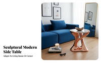 Small Occasional Table mug-likeLike Base Shaped Statue Table Sculptural Design Modern design for Interior Designers, Hallway