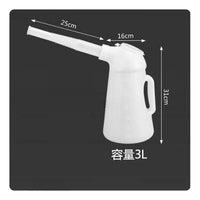Dust-Proof Cap Graduated Oil Pitcher Translucent Body Oil Measuring Container Contamination Protection for DIY Enthusiasts, Garage, Workshop