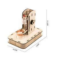 STEM Learning Wireless Power Transfer Experiment Hands-on Ability Wooden Science Experiment Model Creative Thinking Educational Toy Hand-Eye Coordination for Students