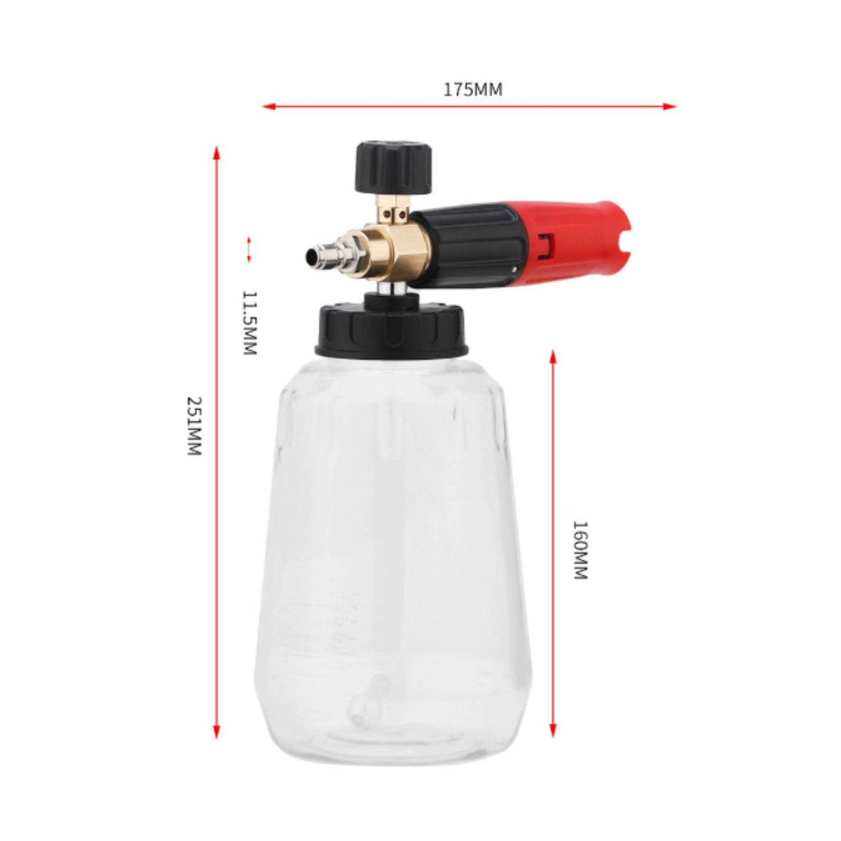 High Pressure Foam Dispenser Wide Mouth Bottle Snow Foam Dispenser