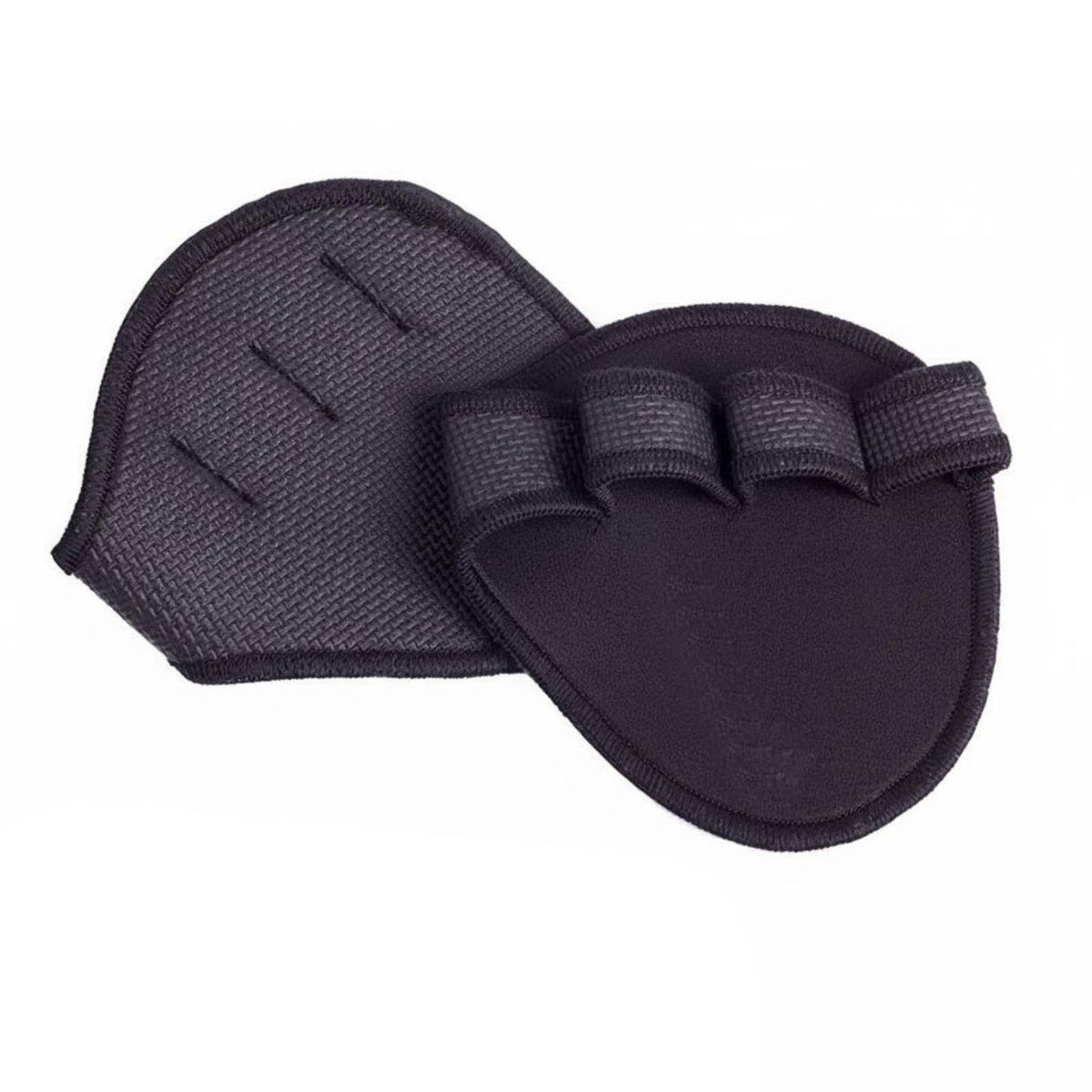 2 Pieces Weightlifting Palm Pads Wear Resistant Fingerless Gym Hand Guards Breathable Fingerless Palm Protectors for Athletes
