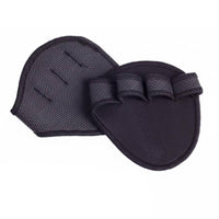 2 Pieces Weightlifting Palm Pads Wear Resistant Fingerless Gym Hand Guards Breathable Fingerless Palm Protectors for Athletes