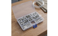 600 Pieces Fishing Line Crimping Tube Resistant Aluminum Crimping Sleeve Burr Wire Connector