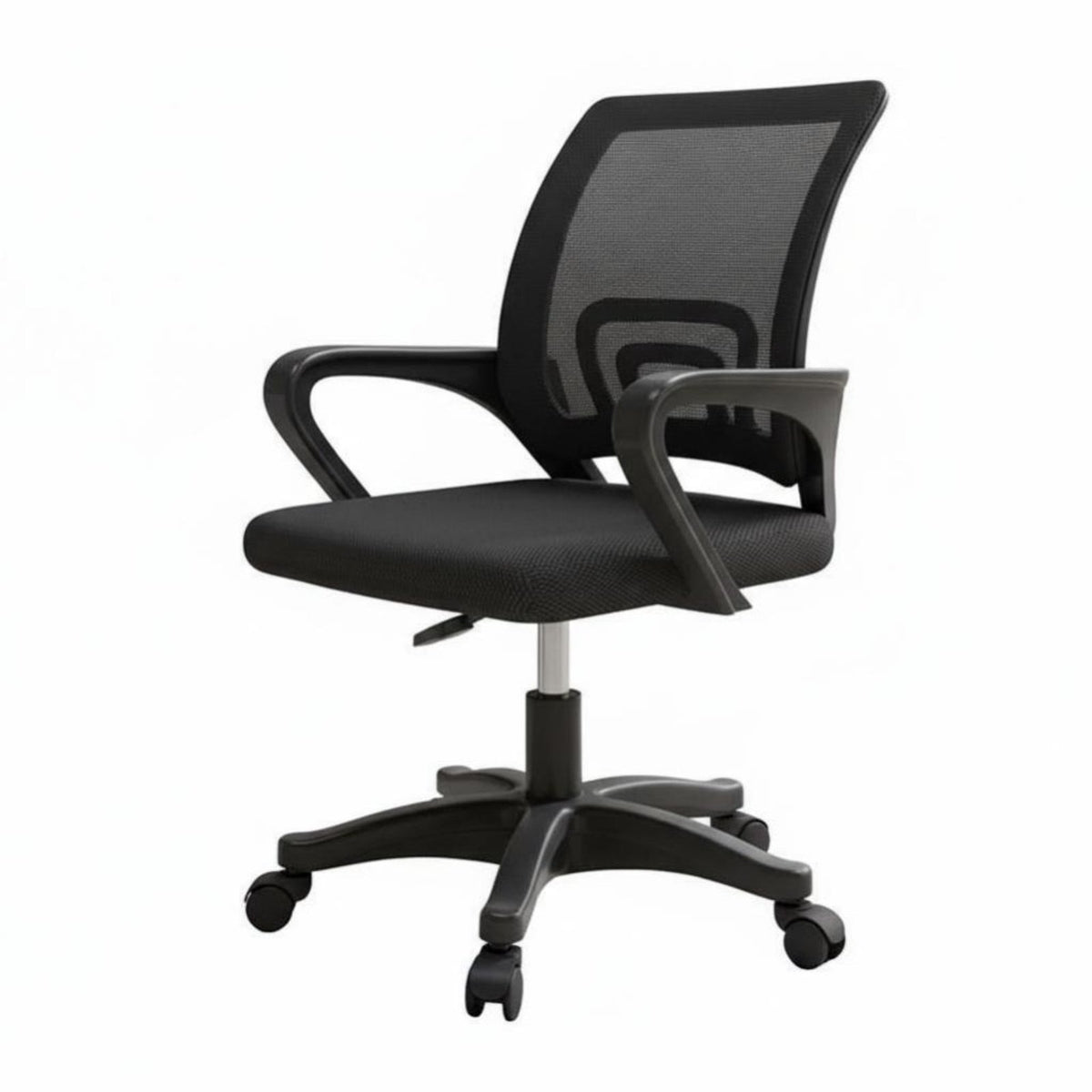 Ergonomic Highspine-Support Chair Height Adjustable Office Furniture Soft Padded Seat Assist for Students, Dormitory, Bedroom