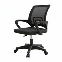 Ergonomic Highspine-Support Chair Height Adjustable Office Furniture Soft Padded Seat Assist for Students, Dormitory, Bedroom