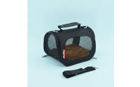 Ventilated Pet Carrier Bag with Shoulder Strap Mesh Pet Carrier with Shoulder Strap Multi-Entry Breathable for Small Pets, Kittens, Young Dogs, Travel, Vet Visits, Car Rides