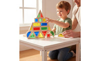 20 Pieces Acrylic Building Blocks Smooth Edges Translucent Light Table Building Set Develops Creativity Educational Toy for Young Children, Kids