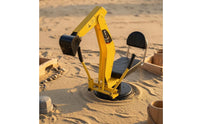 Pedal-Operated Digger Toy Realistic Children's Digger Sandbox Friendly for Cold-Weather Play