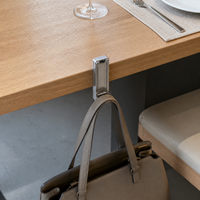 Titanium Alloy Portable Bag Hanger Hook Keychain for Tables