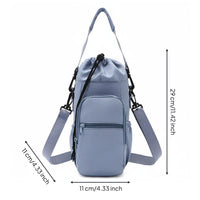 Crossbody Water Bottle Bag Lightweight Water Bottle Carrier with Strap Scratch Protection for Hiking