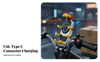 Bike Ph Single Shock Absorbing Motorcycle Ph Single Mount 360° Adjustable Angle for Delivery Drivers, Motorcyclists