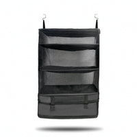Hanging Travel Organizer 3-Tier Closet Organizer with Zipper Bag Collapsible