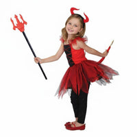 Includes Accessories girls' Witch Costume Set Star Pattern Witch Dress with Hat Puffy Sleeves Halloween Apparel Layered Design for Children, Teens, Toddlers, Trick-or-Treating, School Plays