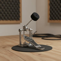 2 Pieces Black Felt Beater Head Long-Lasting Pedal Beater Head Music Accessory for Performance, Practice