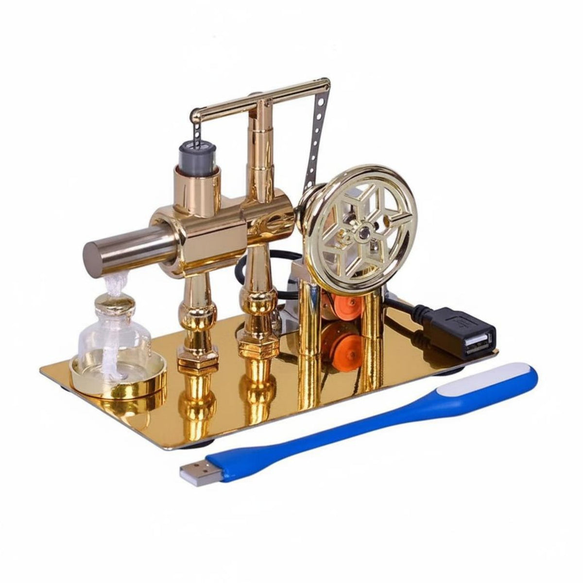 Thermal Engine Model Educational Engine Generator Model Scientific Demonstration for Teachers, Classroom, Home Study