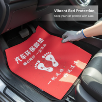 Disposable Waterproof Car Floor Mats for Car Washes, Non-Woven Fabric or Kraft Paper