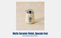 Ceramic Bathroom Lotion Bottle, Cartoon Creature, Soap Dispenser, Hotel, Home, Multi-Liquid Use, Random Style