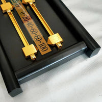 Wooden Snooker Scorer Dual Rail double-Row Score Keeper Double Row Snooker Scoreboard for Pool Participants, Competition