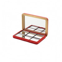 Makeup Organizer with Mirror Matte Makeup Case with Mirror Cosmetic Storage Box Travel-Friendly Cosmetic Box Portable