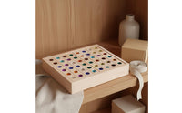 Gem Blocks Colorful Smooth Polished Wooden Block Set for Preschoolers, Kids, Home Education