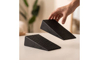 Slant Board with Textured Surface Anti-Slip Foam Exercise Ramp Wedge Block Portable Incline Board for Athletes, Squats, Stretching, Home Gym