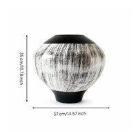 Decorative Vase Sculptural Tabletop Vase Irregular for Entryway, Decorators