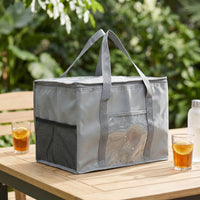 Insulated Bag with Pockets Portable Insulated Bag Tote with Pockets Insulated Tote Bag for Campers, Vacationers, Camping, Road Trips